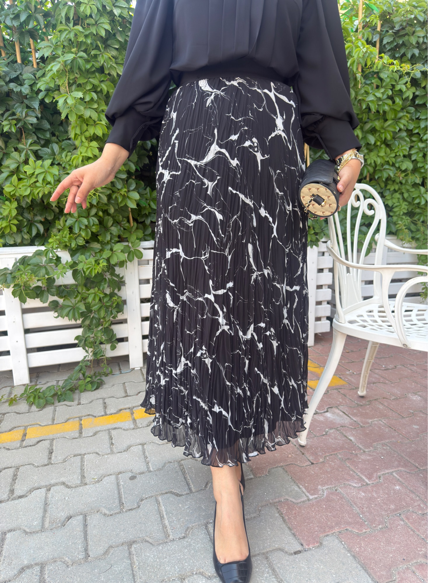 YUSUF ÖZDEMİR  DESENLİ KIRIŞTIRMA ETEK