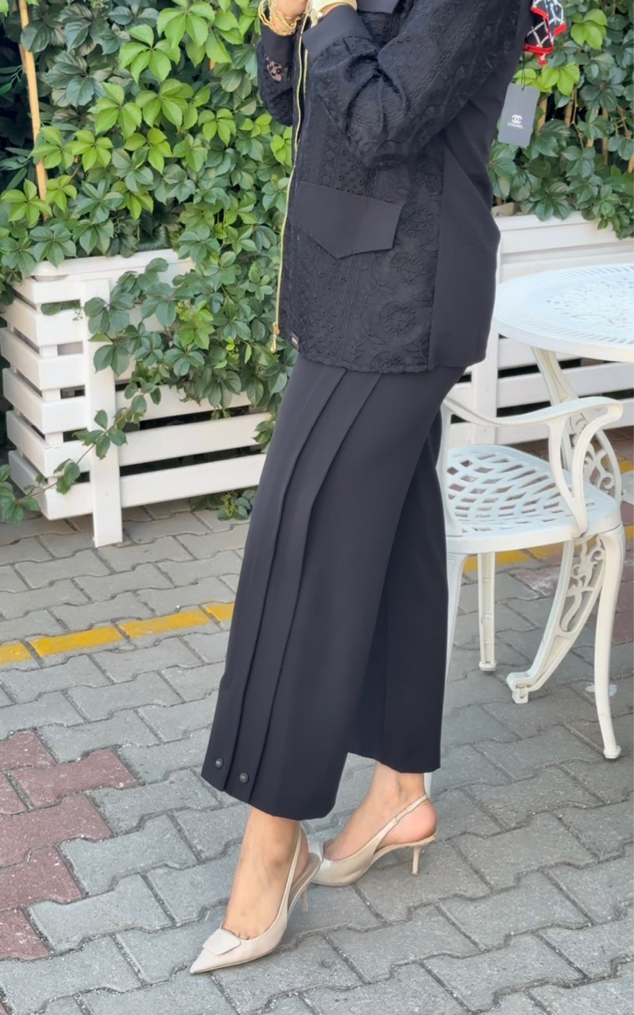 YUSUF ÖZDEMİR PREMİUM SERİ PAÇ BOL DÜĞMELİ PANTALON